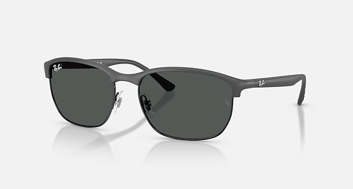 Ray-Ban RB4469 LITEFORCE Sand Grey with Dark Grey Solid Color lenses - Quarter