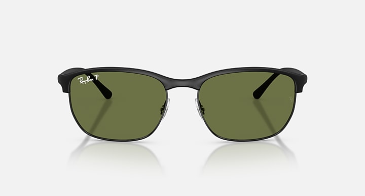 Ray-Ban RB4469 POLARIZED S LENSES Sand Black with Polarized S Green Polarized S lenses - Front