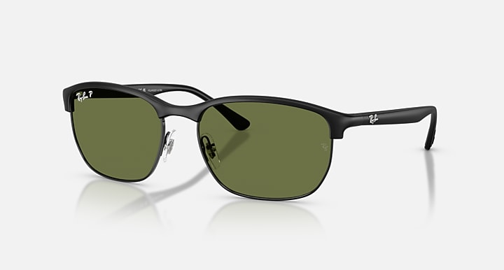 Ray-Ban RB4469 POLARIZED S LENSES Sand Black with Polarized S Green Polarized S lenses - Quarter