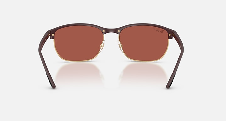 Ray-Ban RB4469 POLARIZED S LENSES Sand Violet with Polarized S Red Polarized S lenses - Back