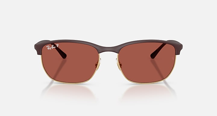 Ray-Ban RB4469 POLARIZED S LENSES Sand Violet with Polarized S Red Polarized S lenses - Front