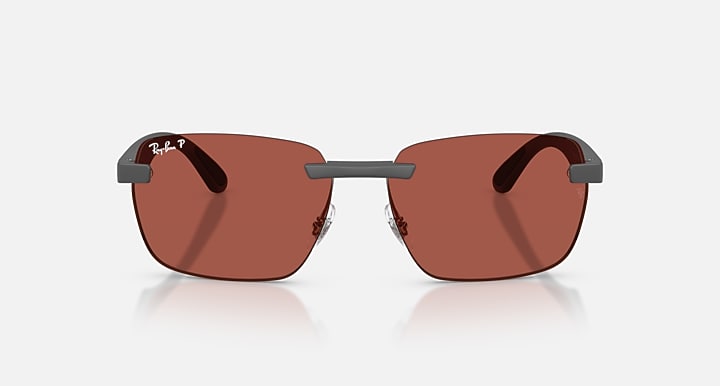Ray-Ban RB4470 POLARIZED S LENSES Sand Grey with Polarized S Red Polarized S lenses - Front