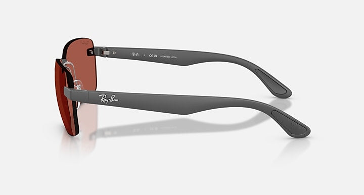 Ray-Ban RB4470 POLARIZED S LENSES Sand Grey with Polarized S Red Polarized S lenses - Lateral