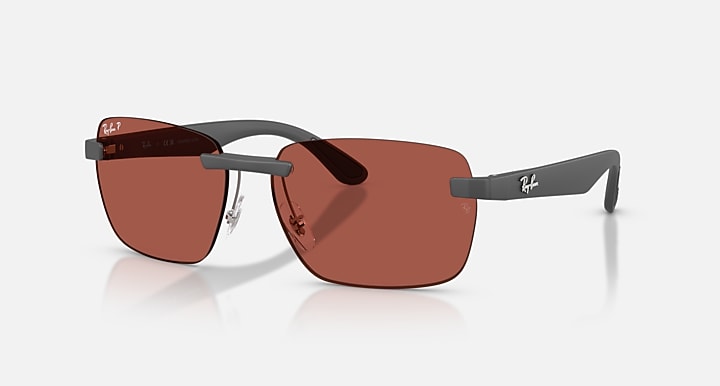 Ray-Ban RB4470 POLARIZED S LENSES Sand Grey with Polarized S Red Polarized S lenses - Quarter