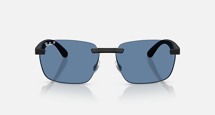 Ray-Ban RB4470 POLARIZED S LENSES Sand Black with Polarized S Blue Polarized S lenses - Front