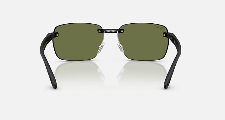 Ray-Ban RB4470 POLARIZED S LENSES Sand Black with Polarized S Green Polarized S lenses - Back
