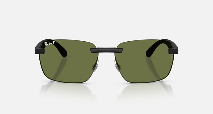 Ray-Ban RB4470 POLARIZED S LENSES Sand Black with Polarized S Green Polarized S lenses - Front