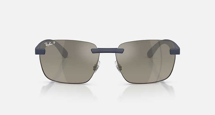 Ray-Ban RB4470 POLARIZED+ LENSES Sand Dark Blue with Grey Gradient Polarized+ Polarized+ lenses - Front