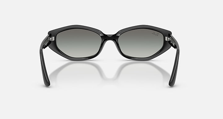 Ray-Ban RB4473D Black with Gradient Grey Gradient lenses - Back