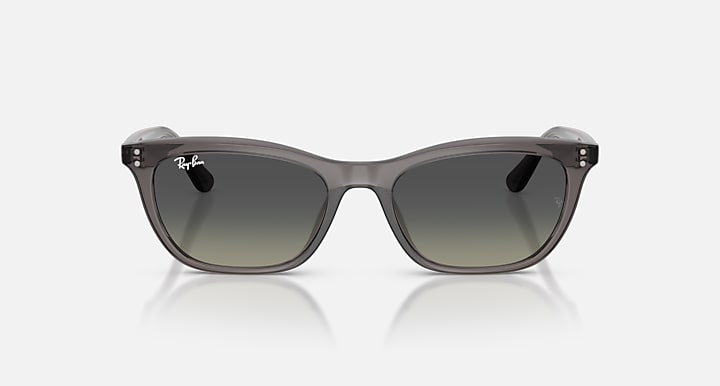 Ray-Ban RB4474D Transparent Dark Grey with Gradient Grey Gradient lenses - Front