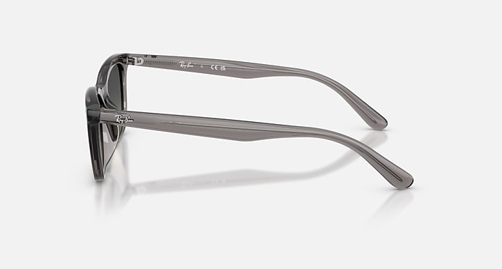 Ray-Ban RB4474D Transparent Dark Grey with Gradient Grey Gradient lenses - Lateral