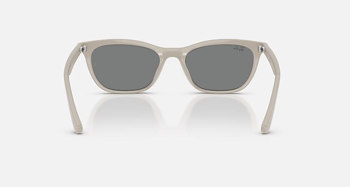 Ray-Ban RB4474D Beige with Dark Grey Solid Color lenses - Back