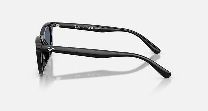 Ray-Ban RB4474D Black with Blue Polarized Solid Color lenses - Lateral