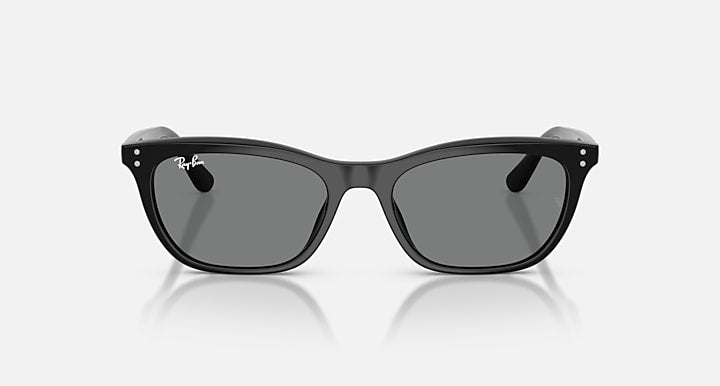 Ray-Ban RB4474D Black with Dark Grey Solid Color lenses - Front