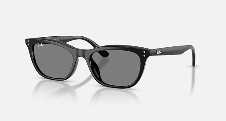 Ray-Ban RB4474D Black with Dark Grey Solid Color lenses - Quarter