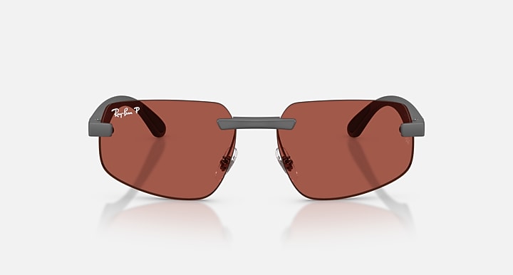 Ray-Ban RB4475 POLARIZED S LENSES Sand Grey with Polarized S Red Polarized S lenses - Front
