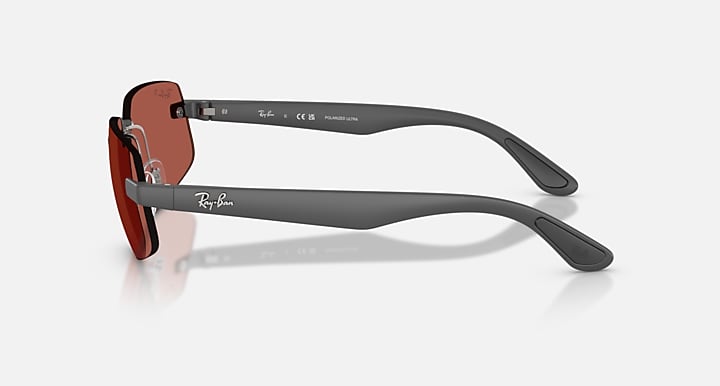 Ray-Ban RB4475 POLARIZED S LENSES Sand Grey with Polarized S Red Polarized S lenses - Lateral