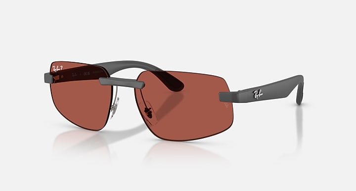 Ray-Ban RB4475 POLARIZED S LENSES Sand Grey with Polarized S Red Polarized S lenses - Quarter