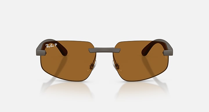 Ray-Ban RB4475 POLARIZED S LENSES Sand Brown with Polarized S Bronze Polarized S lenses - Front