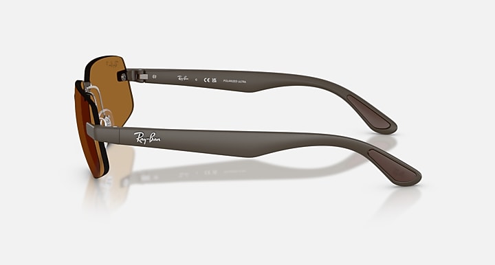 Ray-Ban RB4475 POLARIZED S LENSES Sand Brown with Polarized S Bronze Polarized S lenses - Lateral