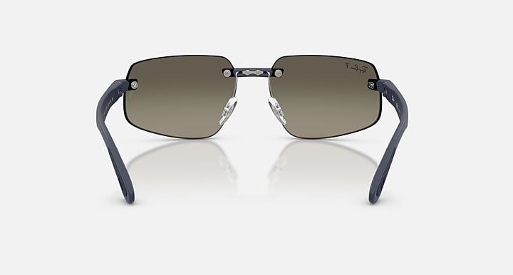 Ray-Ban RB4475 POLARIZED+ LENSES Sand Dark Blue with Grey Gradient Polarized+ Polarized+ lenses - Back