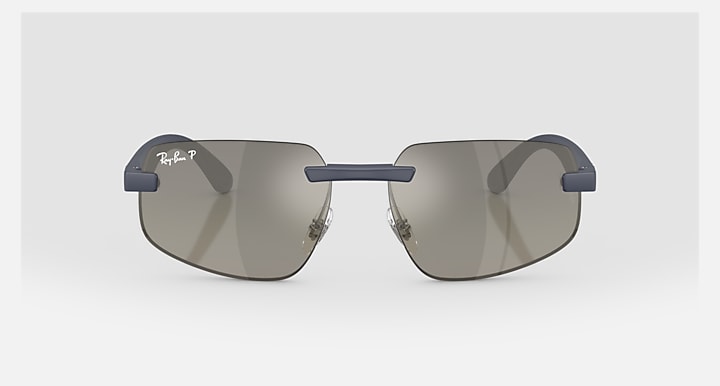 Ray-Ban RB4475 POLARIZED+ LENSES Sand Dark Blue with Grey Gradient Polarized+ Polarized+ lenses - Front