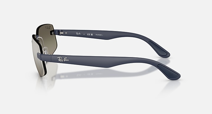 Ray-Ban RB4475 POLARIZED+ LENSES Sand Dark Blue with Grey Gradient Polarized+ Polarized+ lenses - Lateral