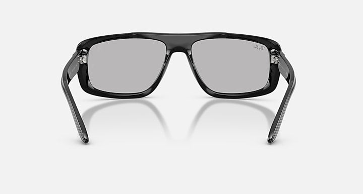 Ray-Ban RB4479M SCUDERIA FERRARI COLLECTION Black with Dark Grey Solid Color lenses - Back