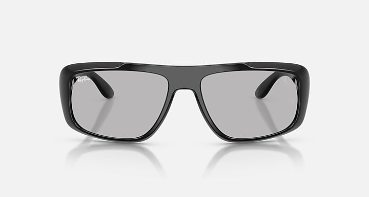 Ray-Ban RB4479M SCUDERIA FERRARI COLLECTION Black with Dark Grey Solid Color lenses - Front