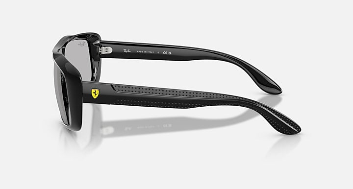 Ray-Ban RB4479M SCUDERIA FERRARI COLLECTION Black with Dark Grey Solid Color lenses - Lateral