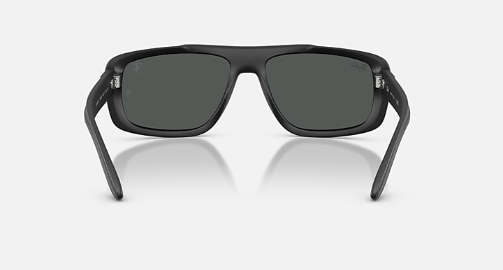 Ray-Ban RB4479M SCUDERIA FERRARI COLLECTION Matte Black with Grey Solid Color lenses - Back