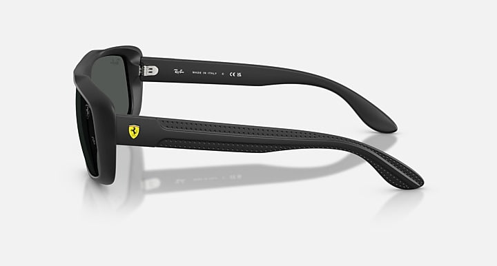 Ray-Ban RB4479M SCUDERIA FERRARI COLLECTION Matte Black with Grey Solid Color lenses - Lateral