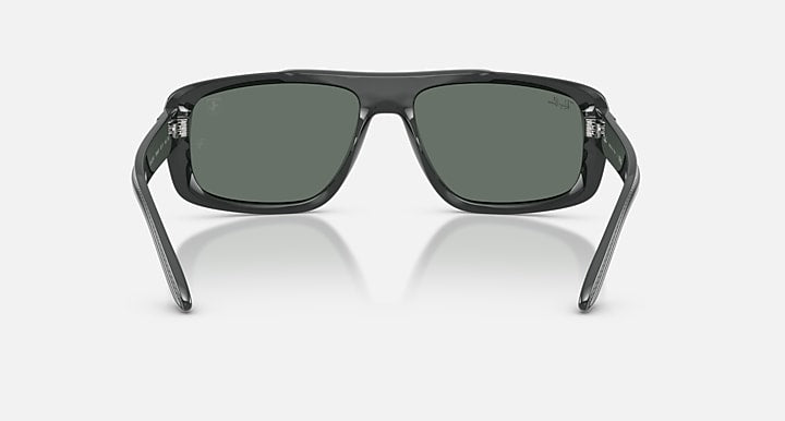 Ray-Ban RB4479M SCUDERIA FERRARI COLLECTION Grey with Dark Grey Flash Silver Solid Color lenses - Back