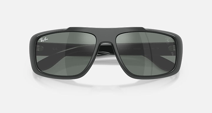 Ray-Ban RB4479M SCUDERIA FERRARI COLLECTION Grey with Dark Grey Flash Silver Solid Color lenses - Closed Front
