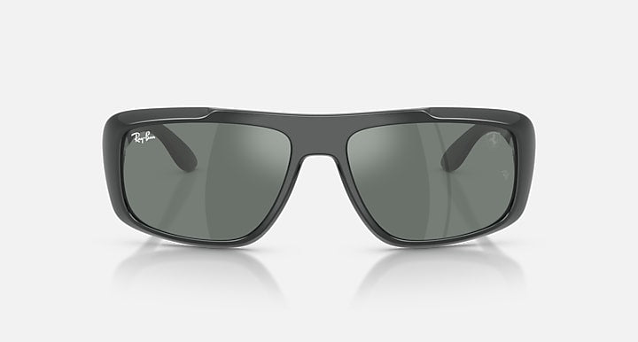 Ray-Ban RB4479M SCUDERIA FERRARI COLLECTION Grey with Dark Grey Flash Silver Solid Color lenses - Front
