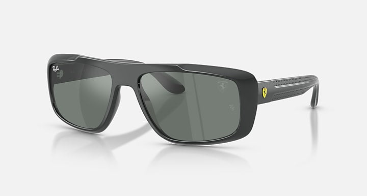 Ray-Ban RB4479M SCUDERIA FERRARI COLLECTION Grey with Dark Grey Flash Silver Solid Color lenses - Quarter