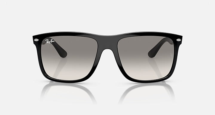 Ray-Ban BOYFRIEND TWO Black with Light Grey Gradient lenses - Front