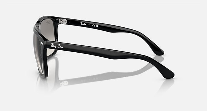 Ray-Ban BOYFRIEND TWO Black with Light Grey Gradient lenses - Lateral