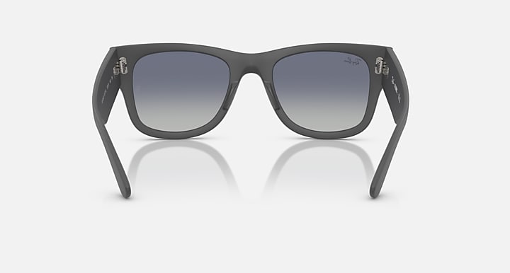 Ray-Ban MEGA WAYFARER LITEFORCE Sand Gray; Sand Grey with Grey Gradient Blue Gradient lenses - Back