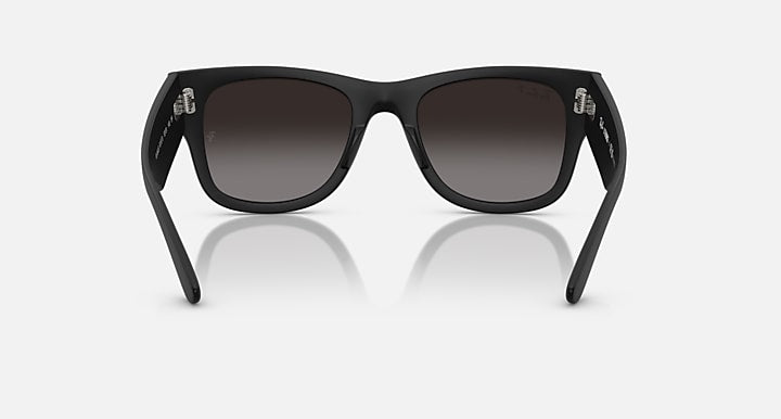 Ray-Ban MEGA WAYFARER LITEFORCE Sand Black with Grey Gradient Polarized Gradient lenses - Back