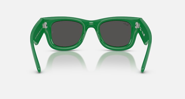Ray-Ban WAYFARER PUFFER CRYSTAL EDITION Green & Strass with Ultra Black Solid Color lenses - Back