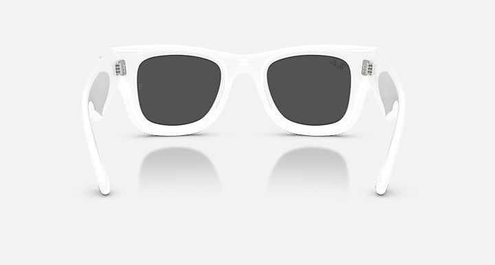 Ray-Ban WAYFARER PUFFER CRYSTAL EDITION White & Strass with Ultra Black Solid Color lenses - Back
