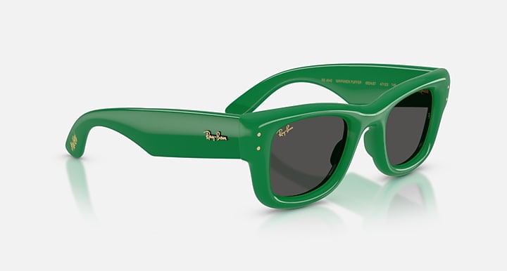 Ray-Ban WAYFARER PUFFER Green with Ultra Black Solid Color lenses - Alternative