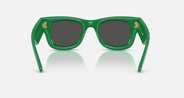 Ray-Ban WAYFARER PUFFER Green with Ultra Black Solid Color lenses - Back