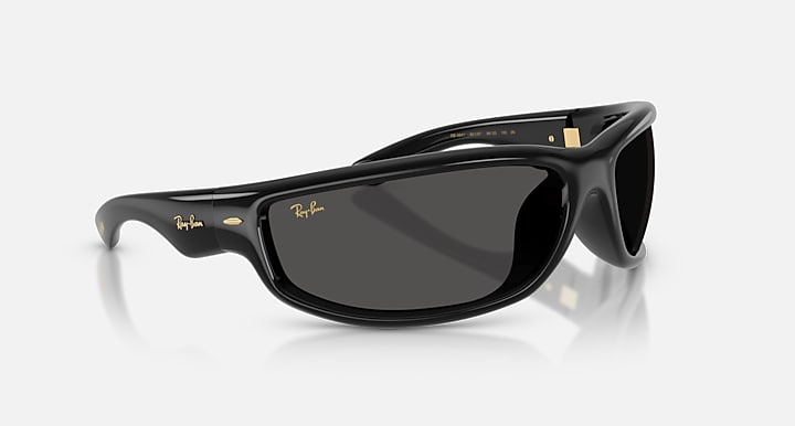 Ray-Ban ULTRA WRAP 003 NEXT GENERATION COLLECTION Black with Ultra Black Solid Color lenses - Alternative