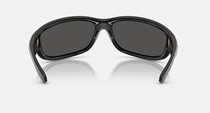 Ray-Ban ULTRA WRAP 003 NEXT GENERATION COLLECTION Black with Ultra Black Solid Color lenses - Back
