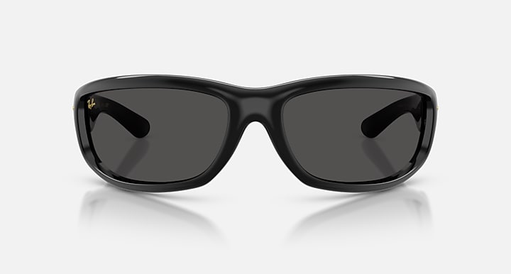 Ray-Ban ULTRA WRAP 003 NEXT GENERATION COLLECTION Black with Ultra Black Solid Color lenses - Front