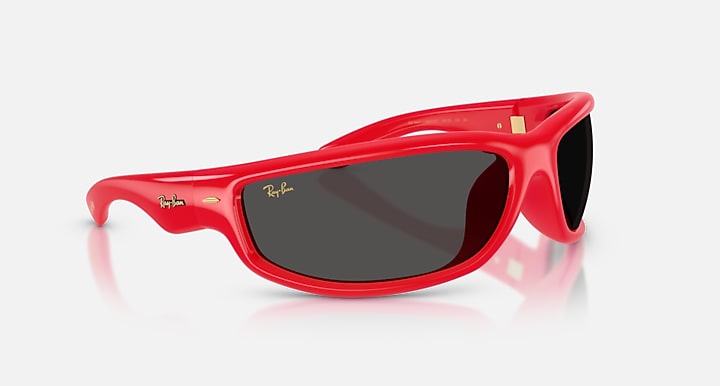 Ray-Ban ULTRA WRAP 003 NEXT GENERATION COLLECTION Red with Ultra Black Solid Color lenses - Alternative