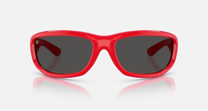 Ray-Ban ULTRA WRAP 003 NEXT GENERATION COLLECTION Red with Ultra Black Solid Color lenses - Front