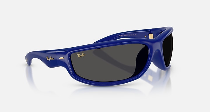 Ray-Ban ULTRA WRAP 003 NEXT GENERATION COLLECTION Blue with Ultra Black Solid Color lenses - Alternative